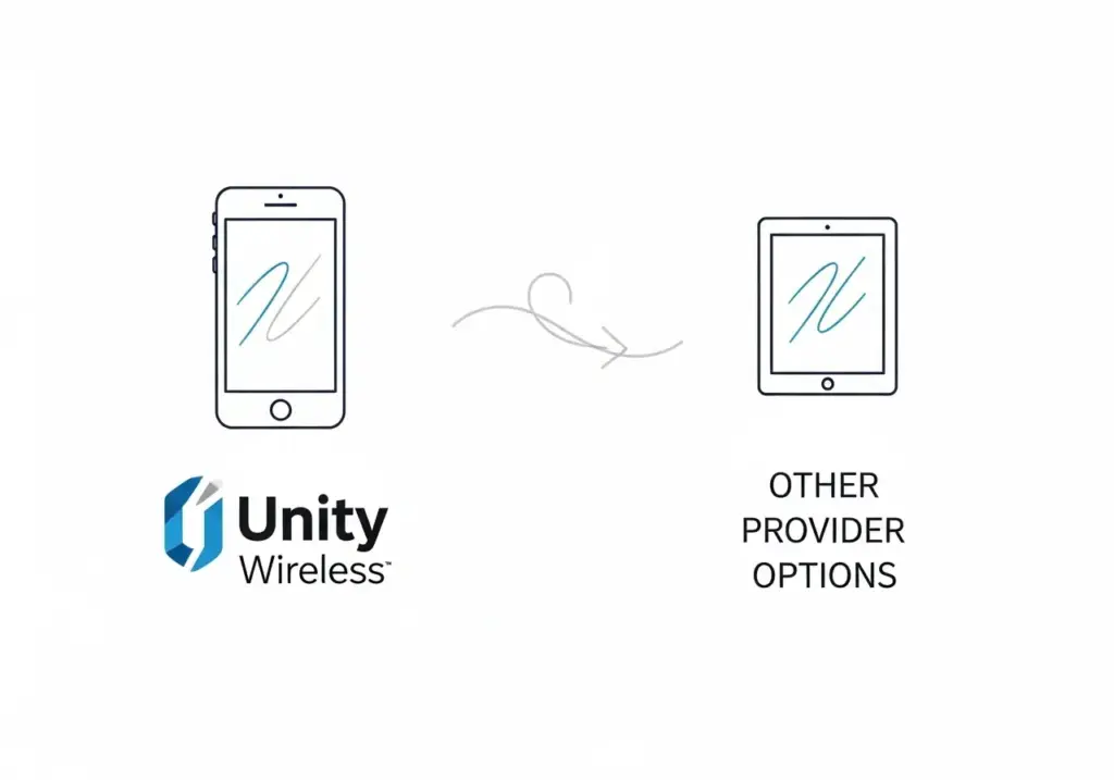 free tablet and Smartphones from Unity wireless